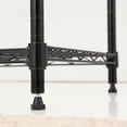 thumbnail image 3 of 5 tier black utility wire shelving unit 14x24x63in, 3 of 8