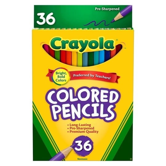 6 Pack Crayola Non-Toxic Colored Pencil, 36 Count ...