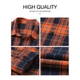thumbnail image 7 of JMIERR Mens Plaid Shirts Long Sleeve Casual Flannel Shirt for Men Checked Button Down Regular Fit, 7 of 7