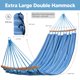 thumbnail image 5 of Hamaca Doble SUNCREAT con Barra Curvada Extensora Azul, 5 of 7