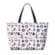 thumbnail image 2 of Fotbe Sailing Marine Travel Bolsa de Viaje para Playa - Resistente al Agua, Bolsa Tote de Gran Capacidad y Ligera con 7 Bolsillos para Mujeres y Hombres, 2 of 7