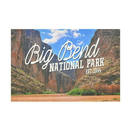 Big Bend National Park, Texas - Rio Grande River Print Wall Art By Lantern (Best Rivers In Texas)