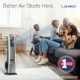 thumbnail image 3 of Lasko 42" 4-Speed Oscillating Tower Fan for Decks and Patios, 276 CFM, YF202, 3 of 10