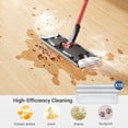 thumbnail image 4 of 10Pcs Mop Replacement Pads, Compatible with O-Cedar H2prO Flat Mop System Universal Mop Pads Mop Head Refills Washable Wet Mop, Compatible with Vileda H2prO Size Mops, 4 of 7