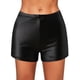 thumbnail image 1 of Gibobby Bañador de Bikini Pantalones de baño de talla grande para mujer Pantalones cortos de baño de cintura alta Traje de baño Pantalones cortos de tabl(Negro,G), 1 of 5
