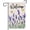 Lavender, variant on Welcome Spring Gnome Flower Garden Flag Double Sided, Floral Tulip Lily Butterfly Decorative Yard Outdoor Home Small Decor, Buffalo Plaid Check Burlap Outside House Decoration 12 x 18