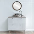 thumbnail image 4 of Athena Framed Mirror - Vintage Walnut, 4 of 6