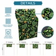 thumbnail image 6 of St. Patrick's Day Table Runner - 90 Inch Long Spring Shamrocks Green Love Hats Plants Black Cotton and Linen Blended Dress Scarves Farmhouse Table Runner for Kitchen Dining, Coffee Table, 13" x 90", 6 of 8