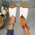 thumbnail image 3 of Oyedens Sandales à Plateforme pour Femmes Mode Décontractée Été Robe Compensées Pantoufles Confort à Enfiler Chaussures Habillées, 3 of 6