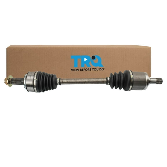 TRQ Front Left CV Axle Shaft Assembly Drivers Side Compatible with 2015-2016 Honda CR-V