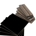 thumbnail image 3 of Miangastore Two Sides Mini Tabletop Chalkboard Signs with Rustic Style Wood Base Stands (Black), 3 of 8