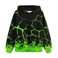 thumbnail image 7 of CYRBOKO Boys Graphic Hoodies, Long Sleeve Thermal Casual Fall Winter Sweatshirts Green Size 7-8 T, 7 of 7