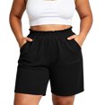 thumbnail image 2 of Women's Casual Summer Shorts High Waisted Elastic Drawstring Lounge Sweatshorts with Large Pockets Flattering Activewear for Workout Running Gym and Everyday Comfort Wear, 2 of 6