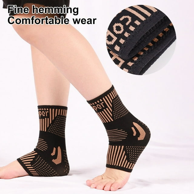 LJNYFDC Arch Support Ankle Brace Sports Ankle Brace Compression Sleeve Pressure Protection Great Breathability Sweat Absorbent Tendonitis Arthritis Support