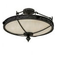 thumbnail image 5 of Meyda Tiffany 196691 Arabesque 4 Light 26" Wide Semi-Flush Bowl Ceiling Fixture - Smoke, 5 of 5