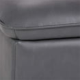 thumbnail image 4 of Simpli Home Banc de Rangement en Simili Cuir Émilie en Gris Pierre, 4 of 7