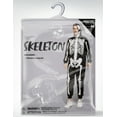 thumbnail image 3 of Joyfy Halloween Adult Men's Skeleton Costume, Plush Skeleton Pajamas Zipper Onesie Costume for Halloween Theme Party, 3 of 8