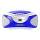 thumbnail image 1 of Ematic CD Boom Box con audio Bluetooth y altavoz, azul, 1 of 2