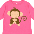 thumbnail image 4 of Inktastic Happy Monkey Boys or Girls Long Sleeve Toddler T-Shirt, 4 of 5