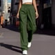 thumbnail image 1 of WILLBEST Pantalones Casuales para Mujer para Uso Diario y Deportes: Cómodo Diseño de Pierna Recta con Cintura Elástica y Bolsillos Funcionales. XXXL, 1 of 6