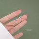 thumbnail image 4 of Plum Blossom Earrings, Women's S999 Pure Silver Versatile Hollow-out Flower Solid Silver Earrings, 4 of 5