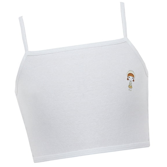 Youth Camisole Bra Girls Tube Top Color Comfortable for Active Girls Aged 9 to 12 Years Daily Comfort