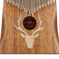 thumbnail image 3 of Kalimba de 17 teclas, diseño de alce soñador, madera de arce, instrumento portátil ideal para principiantes, incluye martillo, protectores de dedos, etiquetas tonales y más., 3 of 6