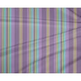 thumbnail image 3 of oneOone Polyester Lycra Fabric Multicolor Stripe Print Fabric BTY 56 Inch Wide, 3 of 3