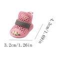 thumbnail image 2 of 4-Pack Summer Breathable Mesh Dog Shoes Size 3 - Non Slip Small Dog Sandals, Paw Protection for Outdoor Walking, Running, 2 of 6