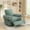 Mint Green, variant on Harper & Bright Designs Convertible Chaise Lounge Indoor, Chenille Manual Recliner Single Sofa, Accent Chair with Adjustable Backrest for Living Room, Mint Green