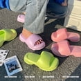 thumbnail image 3 of Fashion Thick Women Slippers New Summer Platform Sandals Casual Open Toe Outdoor Beach Walking Eva Beach Summer Slippers, 3 of 6