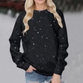 thumbnail image 2 of Femmes Sweat-Shirt à Manches Longues Imprimé O Col en Vrac Sweat-Shirt d'Automne, 2 of 4