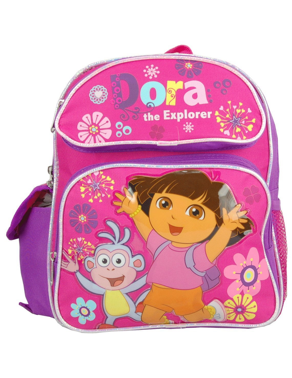 Dora the Explorer Small Backpack Dora the Explorer Flowers Pink