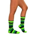 thumbnail image 2 of TeeHee St. Patricks Day Woman and Man Couple Cotton Crew Socks 2-Pack (Pinch Me), 2 of 2