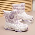 thumbnail image 7 of Xijirk Girls Snow Boots Winter Shoes Outdoor School Warm Snow Boots for Boys Girls,Size 2.5, 7 of 7