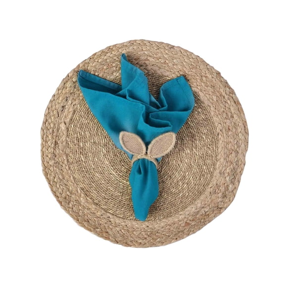 Braided Jute PlacematSize: 13.5" RoundSet of 2Color: Natural