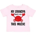 thumbnail image 3 of Inktastic My Grandpa Loves Me Crab Boys or Girls Toddler T-Shirt, 3 of 5