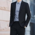 thumbnail image 5 of Conjunto de 2 piezas para hombre de alta calidad 2024, trajes y blazers ajustados de color sólido para hombre, pantalones de moda, lujo elegante clásico, 5 of 5