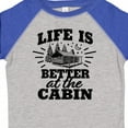 thumbnail image 4 of Inktastic Life is Better at the Cabin with Trees and Moon Boys or Girls Toddler T-Shirt, 4 of 5