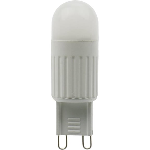 Pemberly Row 3W 3000K LED G9 Frosted Glass Light Bulb (Set of 10)