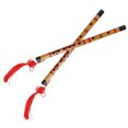 thumbnail image 3 of Minkissy 1 Set Chinese Traditional Musical Instrument Bamboo Flute for .08X0.79X0.79in, 3 of 6