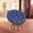 thumbnail image 3 of Inteprter Outdoor Seat Cushion Chair Pads Round Waterproof Pads Chair for Hammock  Decoración del hogar Azul 60x60cm, 3 of 6