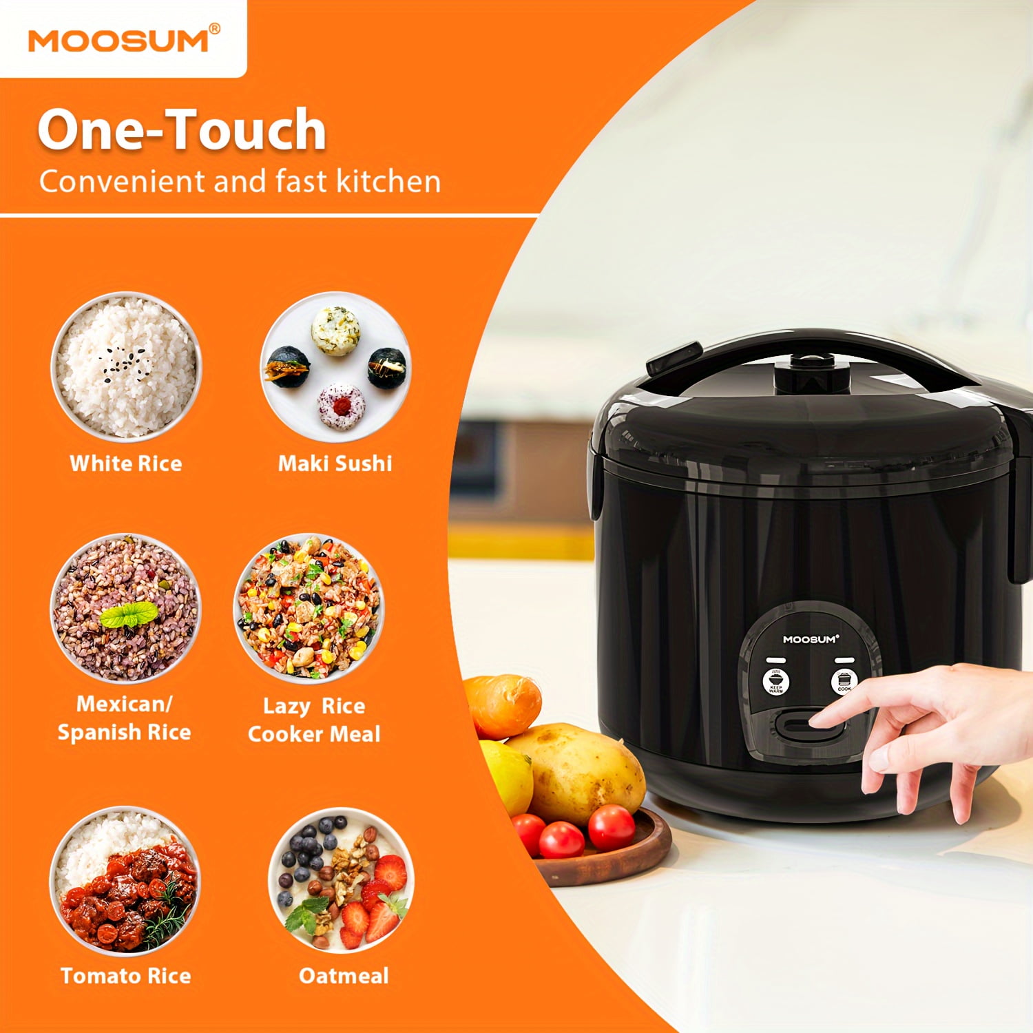 Oyama 10 Cup All Stainless Steel Rice Cooker Steamer Warmer White Walmart
