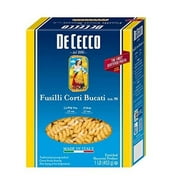 De Cecco Pasta, Fusilli Corti Bucati, 1 Pound (Pack of 12)