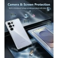 thumbnail image 3 of KOMI for Samsung Galaxy S25-Ultra Case: Military Grade Drop Protection Anti Yellowing Cell Phone Cover - Rugged Shockproof Protective Bumper Transparent Cases Clear, 3 of 5