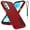 Red Black, variant on Dteck Case for Samsung Galaxy A26 5G with Built-in Kickstand, Heavy Duty Rugged Shockproof Protective Phone Cover with Lanyard Strap & Phone Tether Tab,Red Black