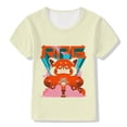 thumbnail image 1 of Disney Animation Turn Red Cartoon Animal Panda Impresión 3d Ropa para niños Regalos diarios Juego de rol Cumpleaños Manga corta Top100 zhangmengya CONDUJO, 1 of 2