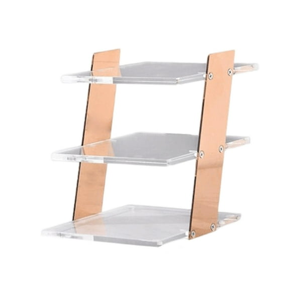 Acrylic Riser Stand Sunglass Holder Display 4 Steps Decoration Stair Step Display Rack Table Display Stand Cosmetics Sunglasses Display