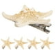 thumbnail image 1 of 4 Uds. De pinzas para el pelo naturales hechas a mano con forma de estrella de mar de cinco puntas, accesorios para el cabello para mujeres y niñas (tamaños y colores aleatorios), 1 of 5