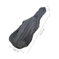 thumbnail image 4 of Portable 4/4 & 3/4 Cello Gig Carrying Bag Case Backpack Adjustable Shoulder Strap Black, 4 of 4